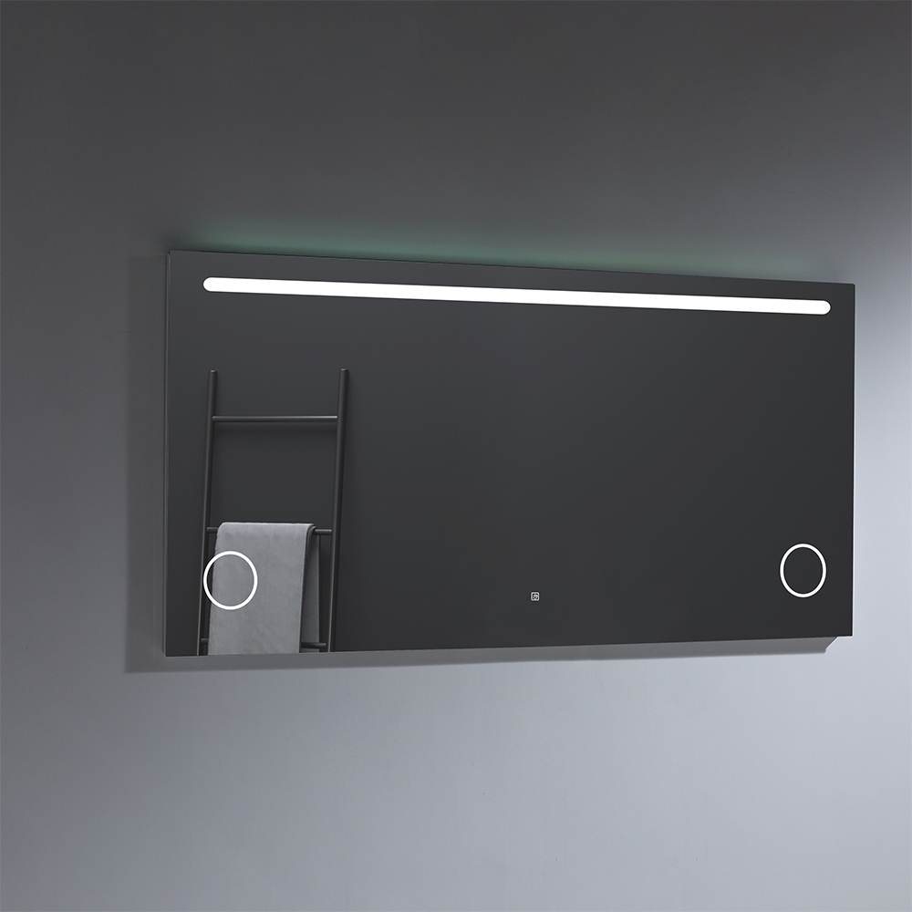 72inch make up wall mounted LED mirror for bathroom with magnifier