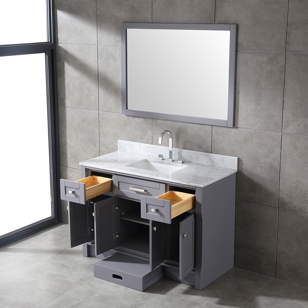 48 inch small grey Bathroom Vanity