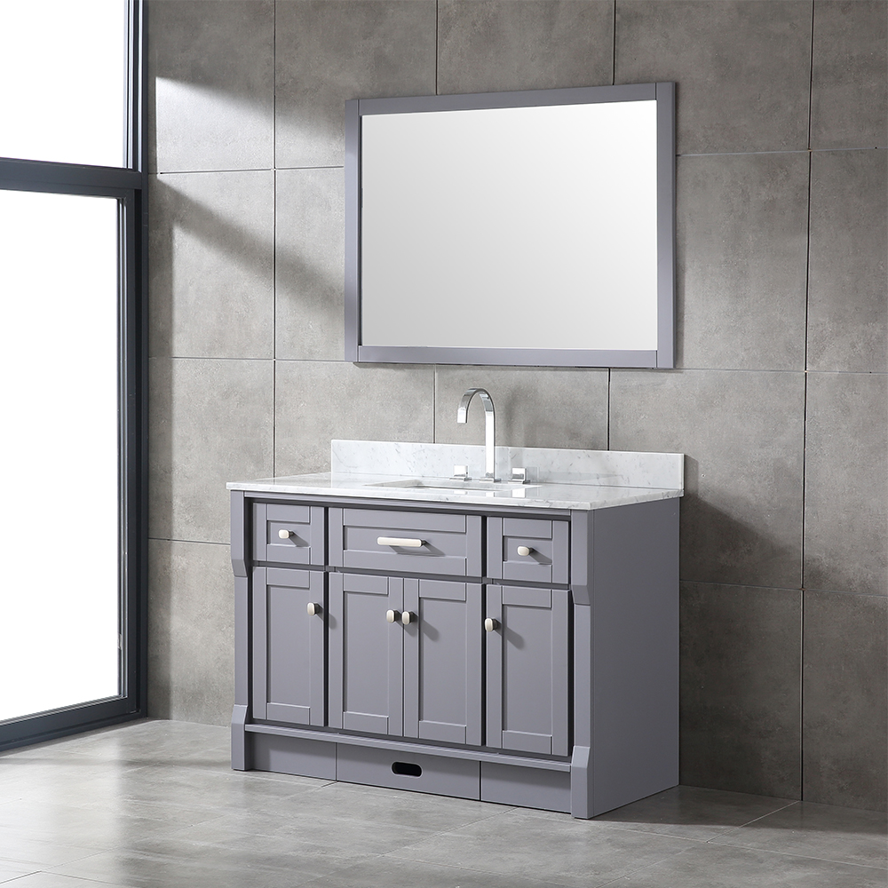 48 inch small grey Bathroom Vanity