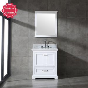 30 inch white small free standing Bathroom Vanity