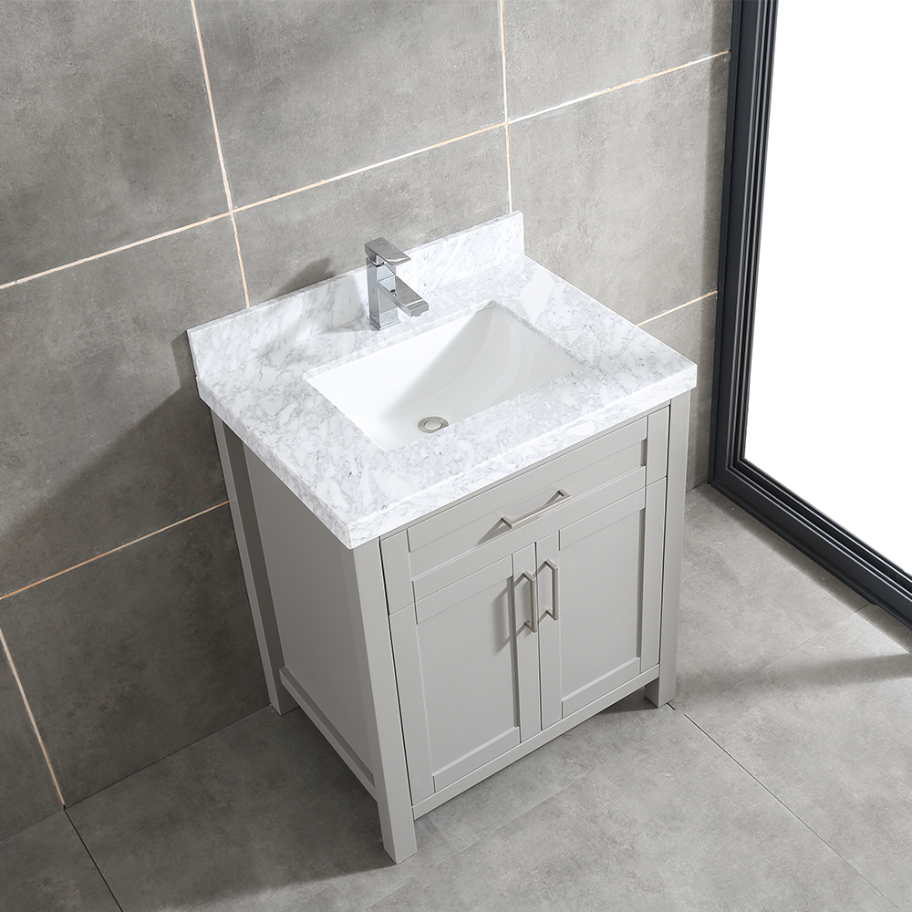 30 inch gray free standing Bathroom Vanity