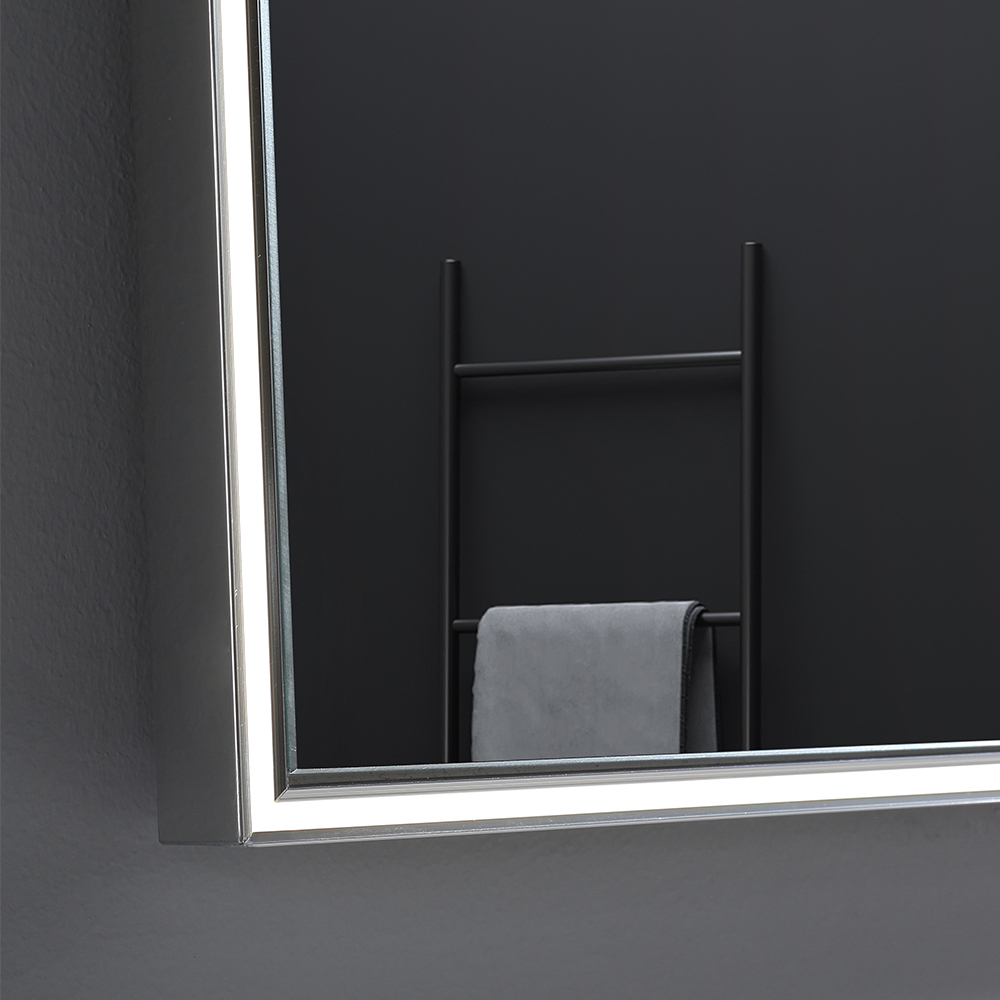 30 inch personalised wall mounted bathroom LED mirror