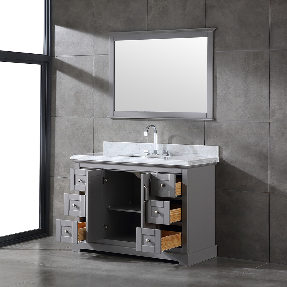 48 inch grey single sink Bathroom Vanity